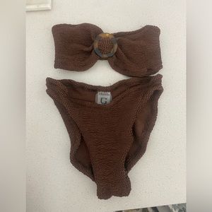 Brown Hunza G bikini